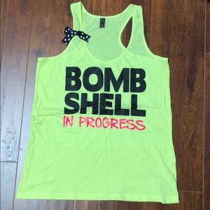 Cute work out tank top